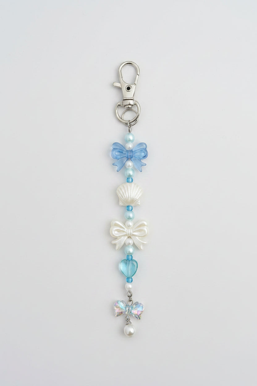 Sleutelhanger blue bow