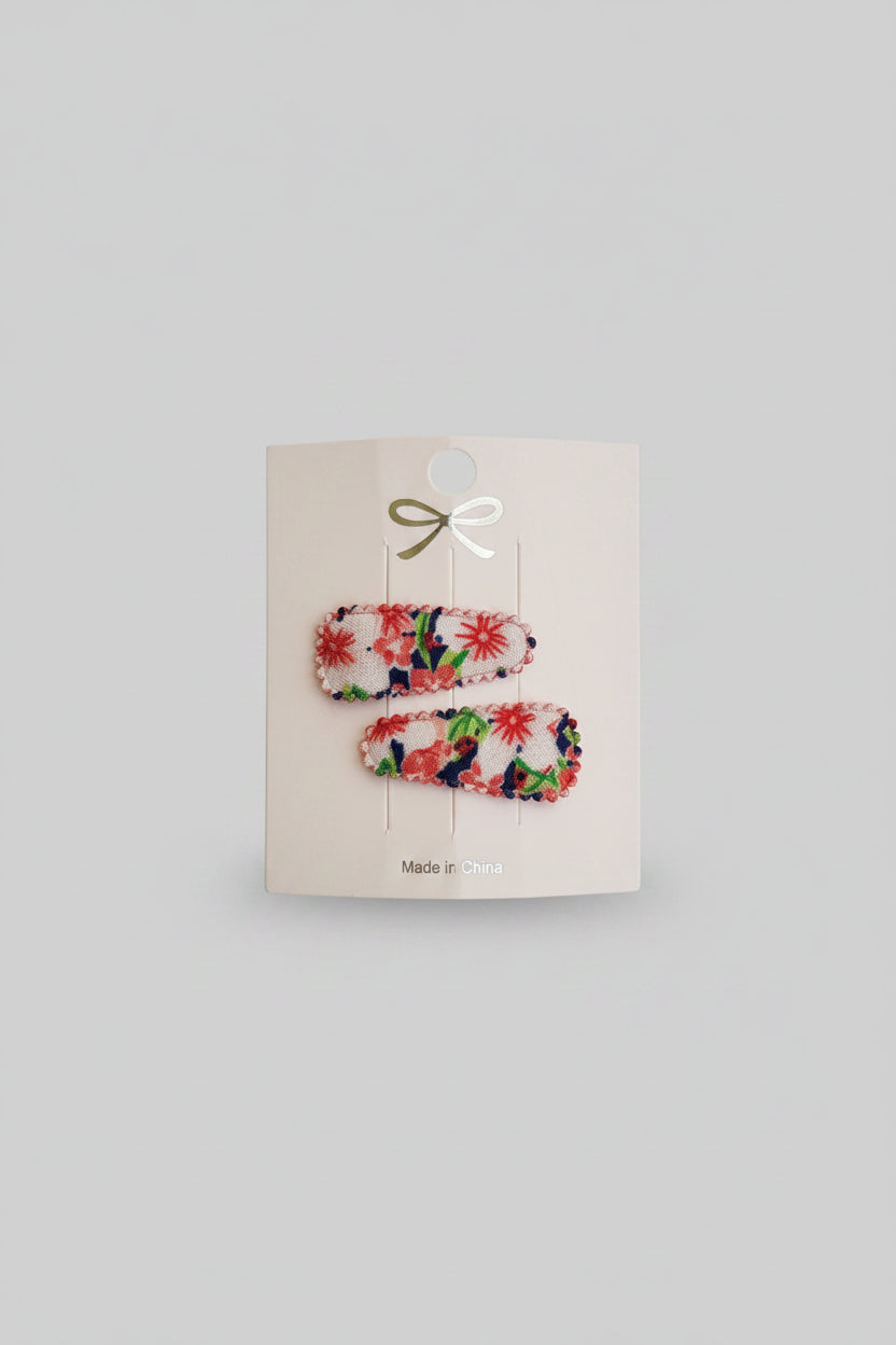 Baby klikspeld rode bloemen
