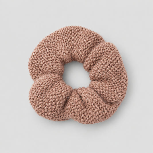 Scrunchie alpaca wol blush