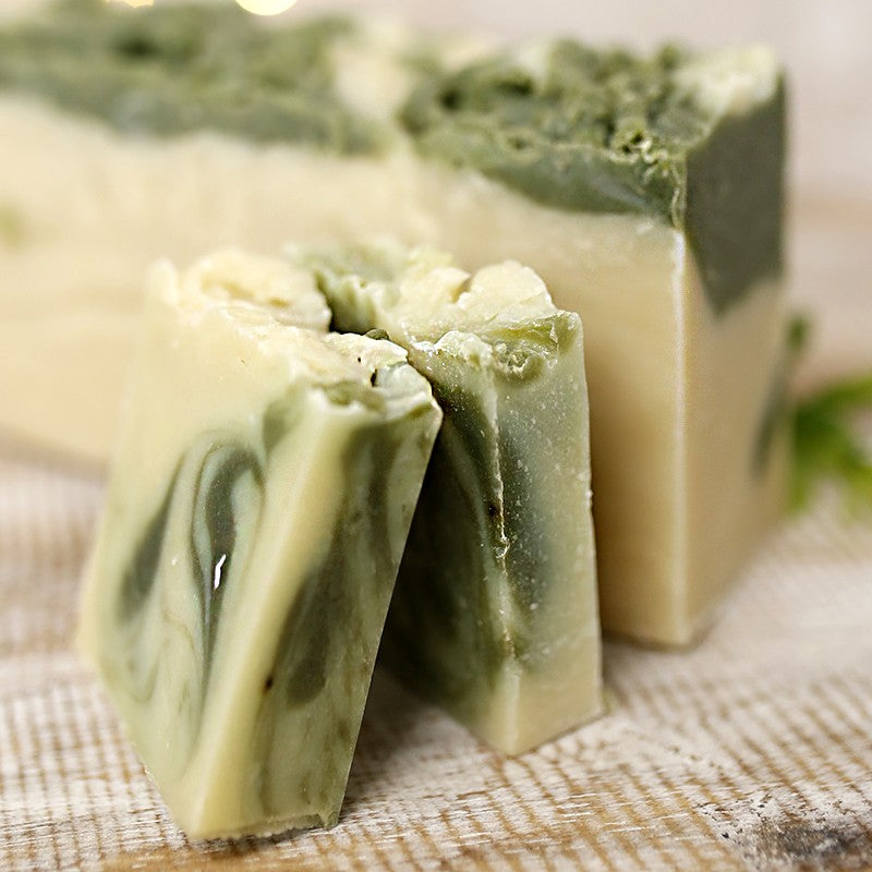 Olijfoliezeep matcha