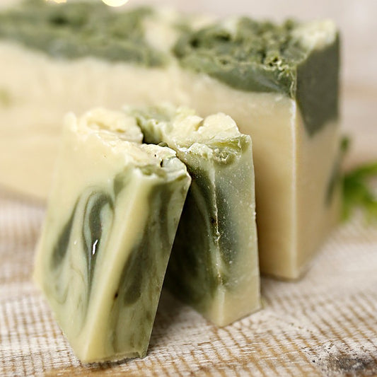 Olijfoliezeep matcha
