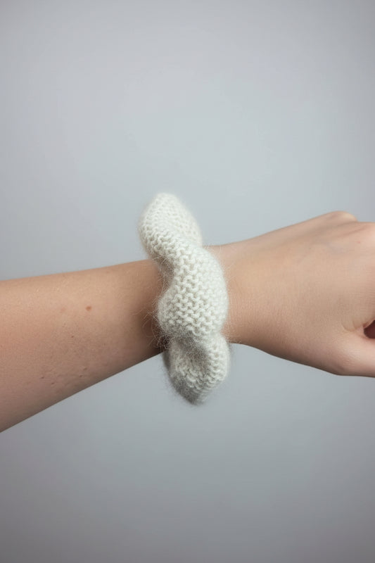 Scrunchie Alpaca naturel
