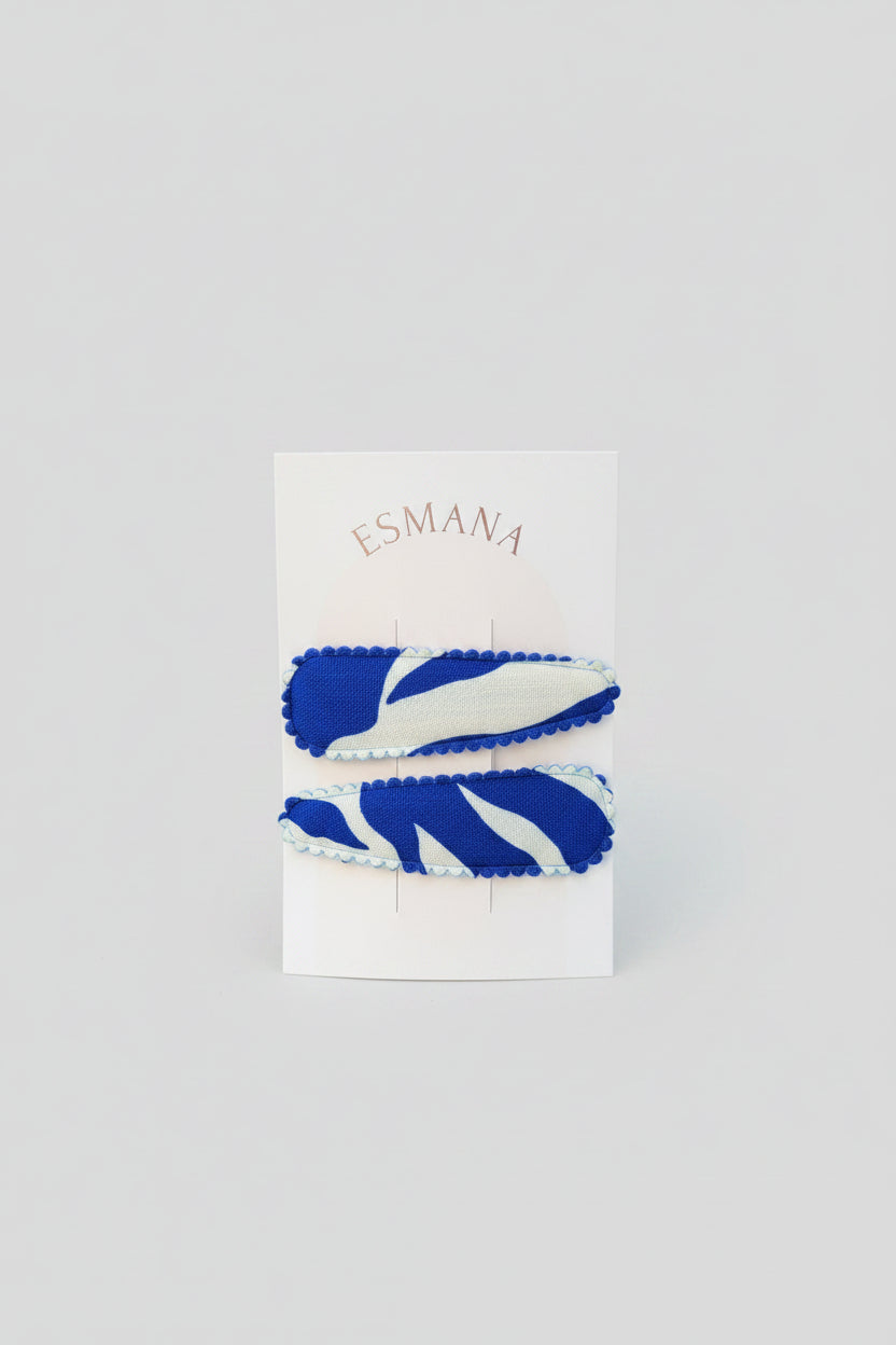 Kind klikspeld blauw en witte golven